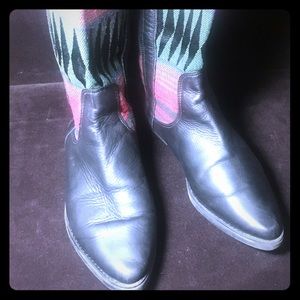 Vintage Vitorio Ricci studio tapestry boots